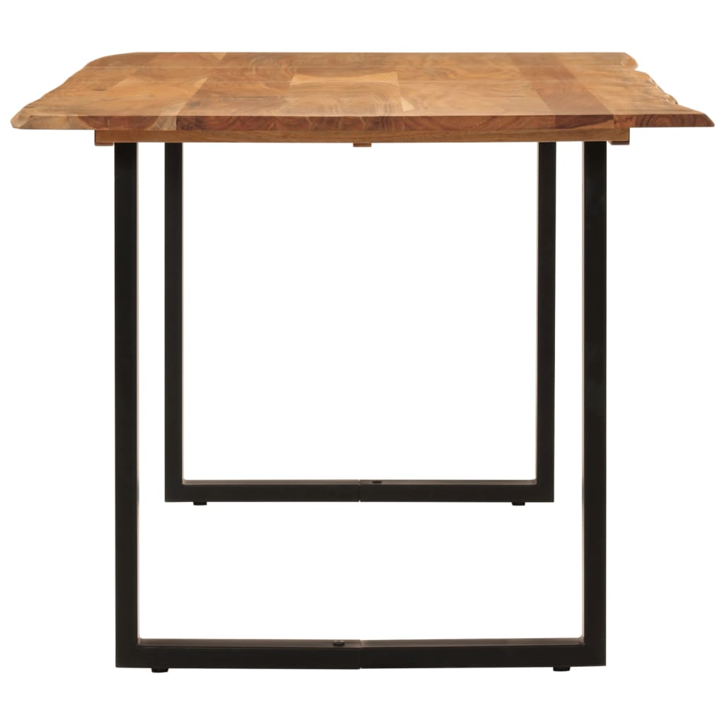 Kitchen table, 180 x 90 x 76 cm, solid acacia wood