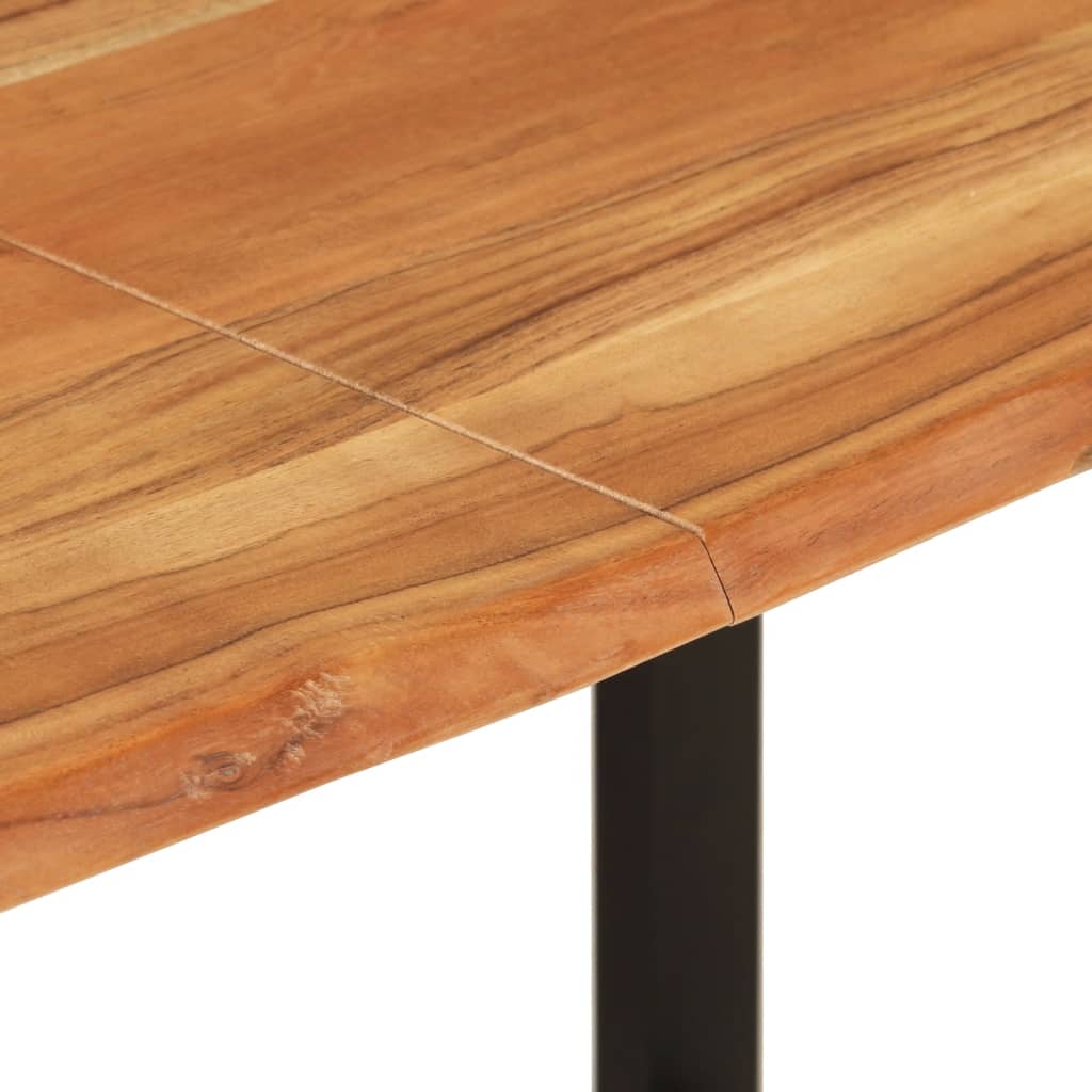 Kitchen table, 140 x 70 x 76 cm, solid acacia wood