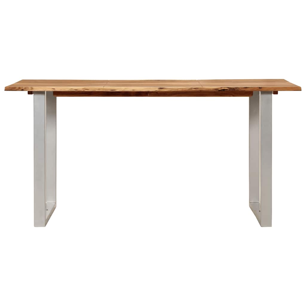 Kitchen table, 154x80x76 cm, solid acacia wood