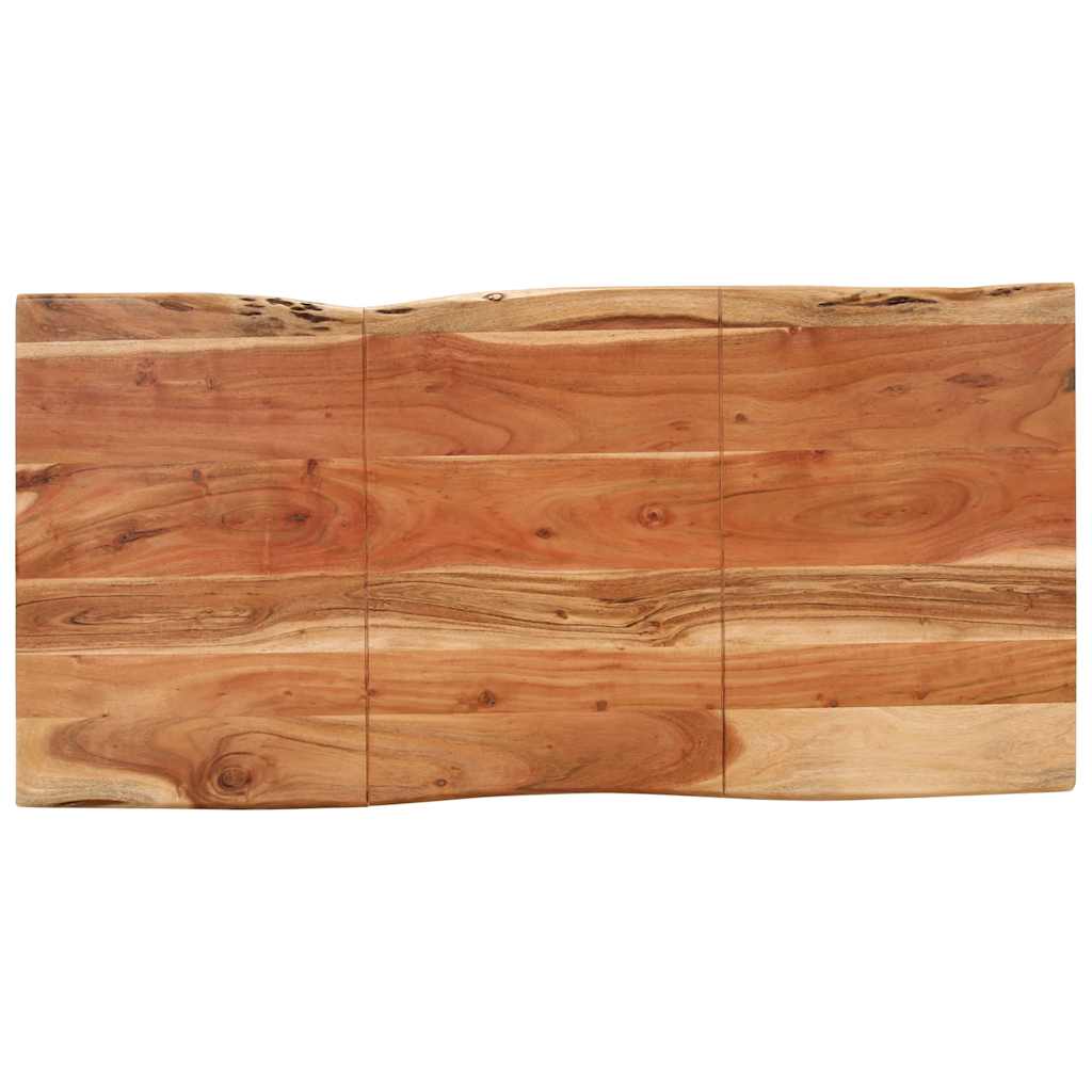 Kitchen table, 140 x 70 x 76 cm, solid acacia wood