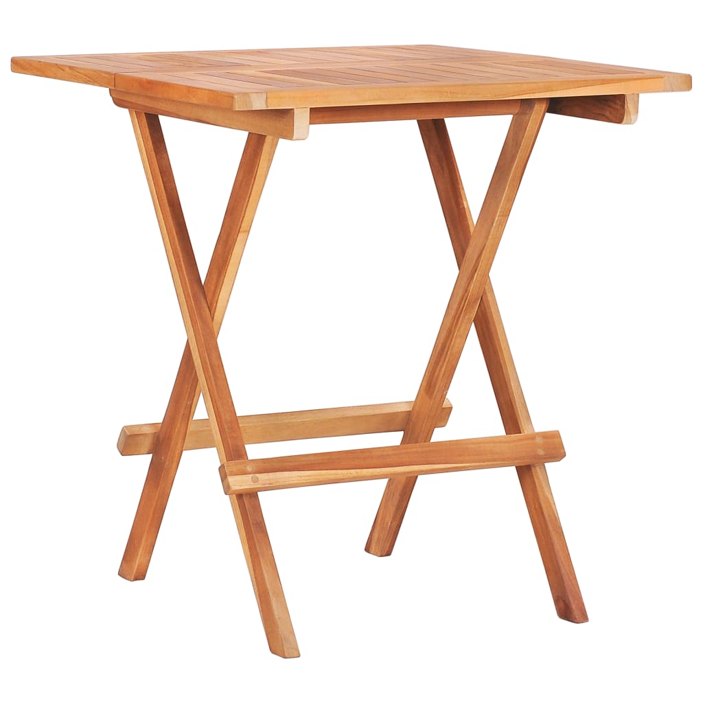 3-piece folding bistro furniture set, solid teak wood