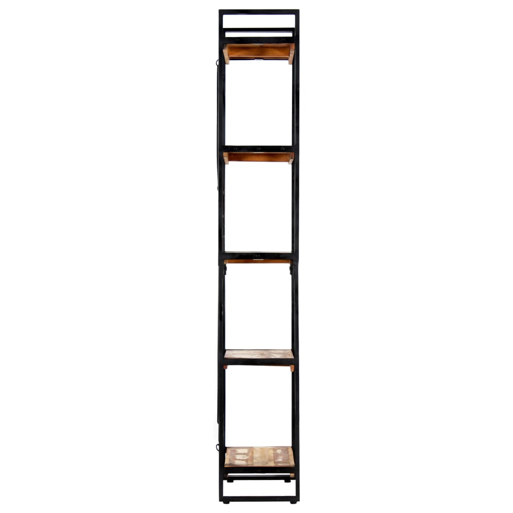 Bookcase with 5 shelves, 60 x 30 x 180 cm, solid recycled wood