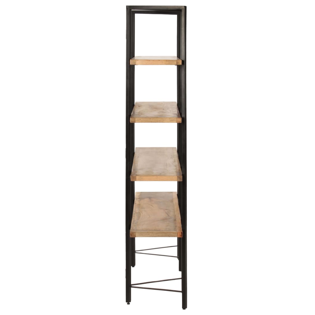 4-tier bookcase, 160x35x160 cm, solid mango wood