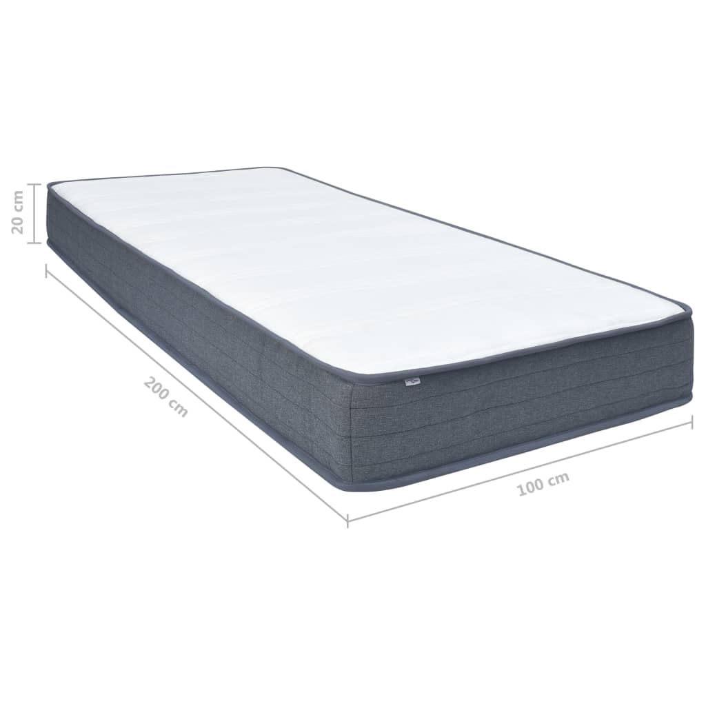 Spring mattress, 200 x 100 x 20 cm