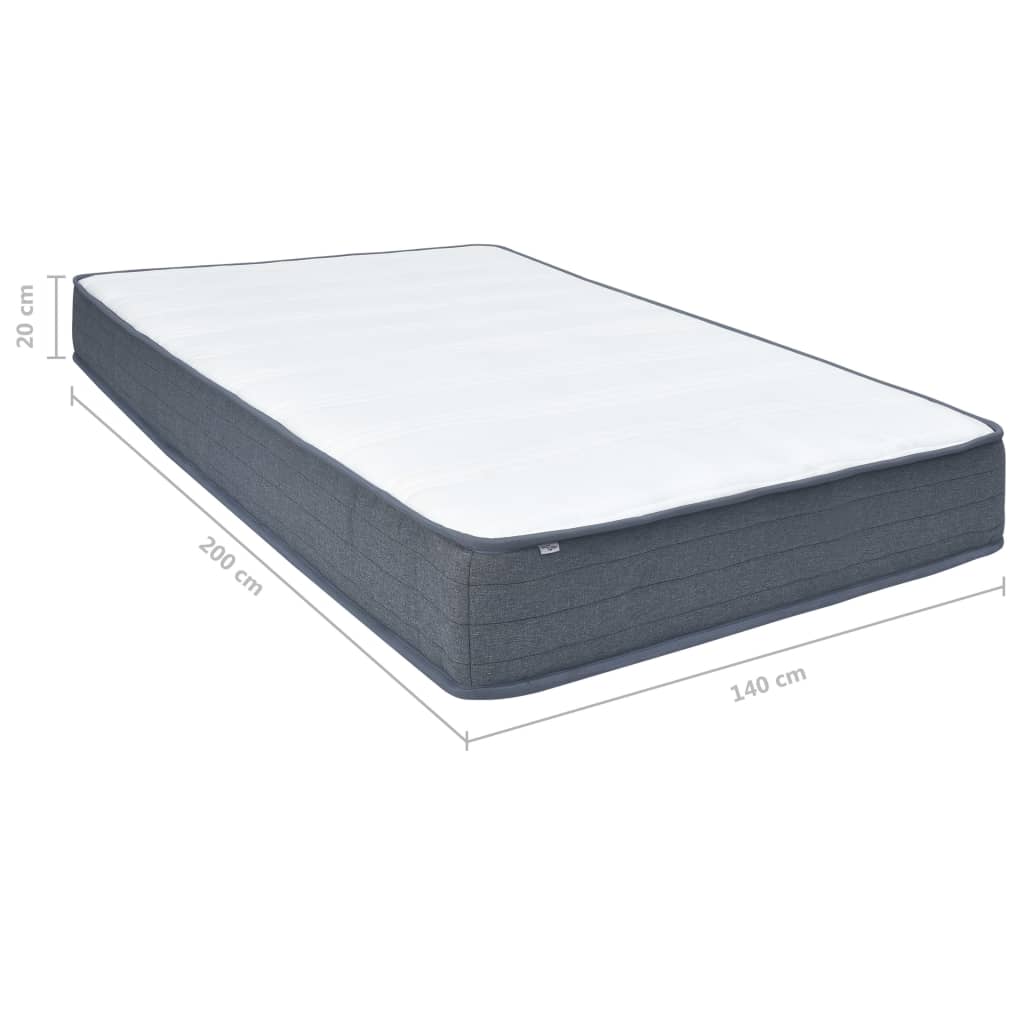 Spring mattress, 200 x 140 x 5 cm