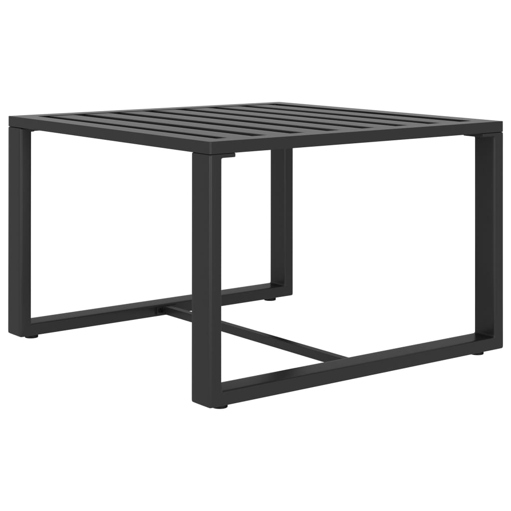 Set mobilier de grădină cu perne, 5 piese, antracit, aluminiu