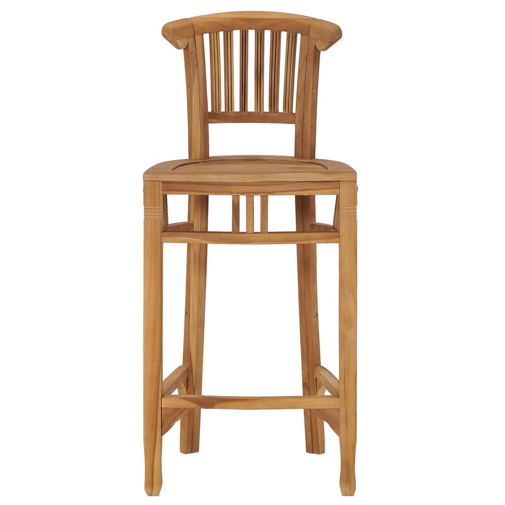 Bar stool, solid teak wood