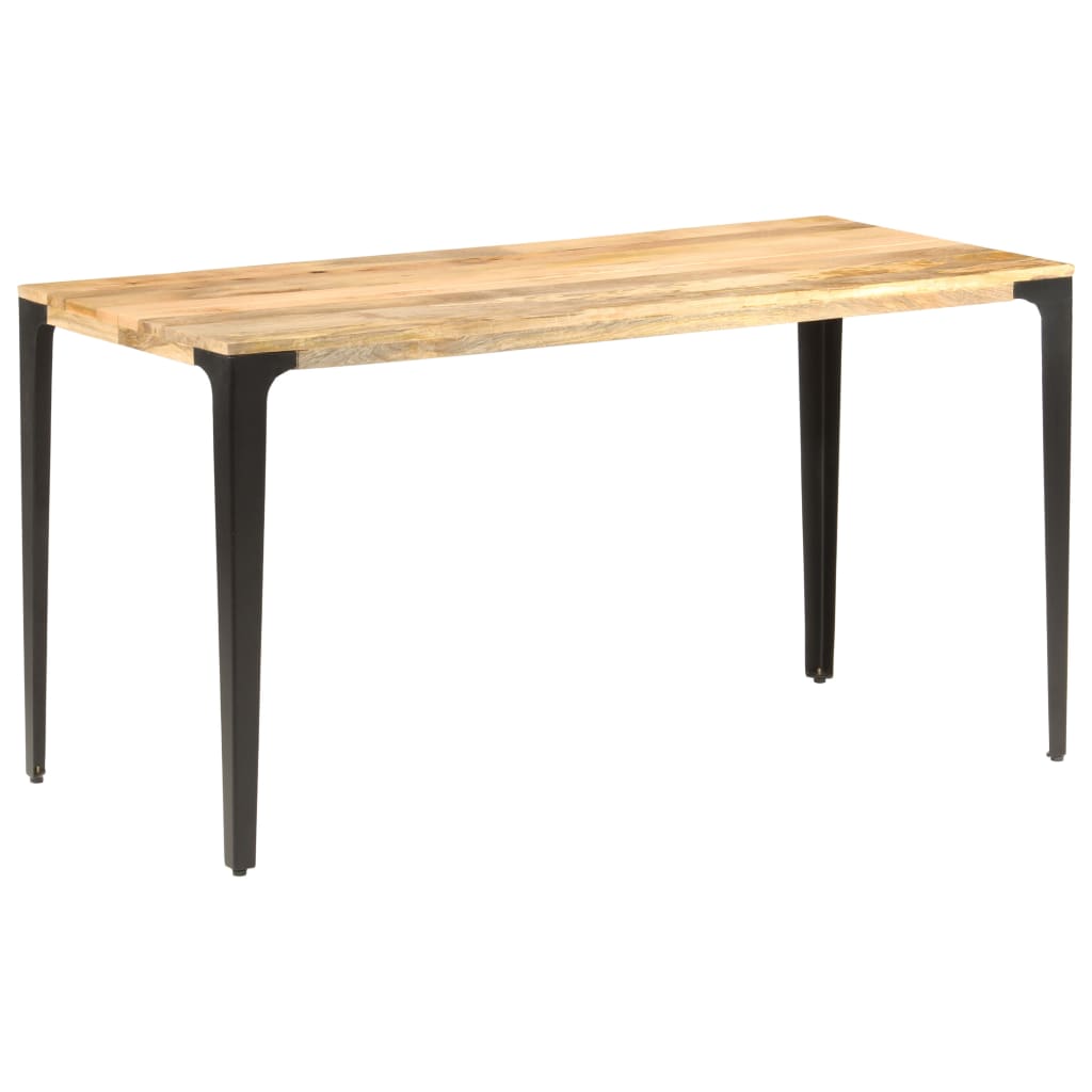 Kitchen table, 140 x 70 x 76 cm, solid mango wood