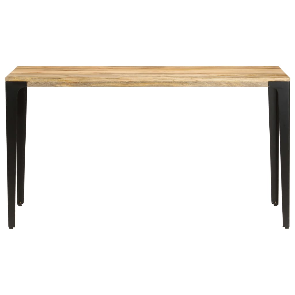 Kitchen table, 140 x 70 x 76 cm, solid mango wood