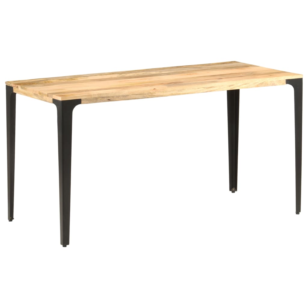 Kitchen table, 140 x 70 x 76 cm, solid mango wood