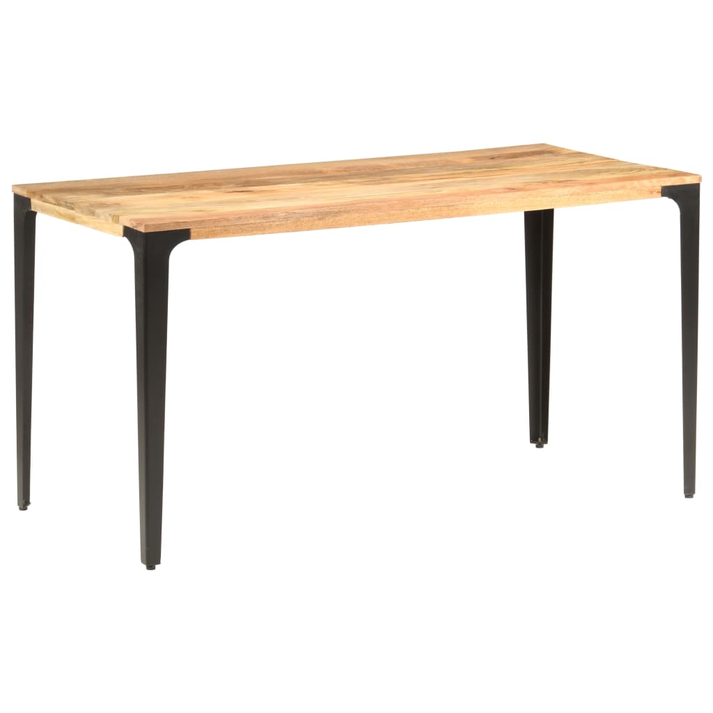 Kitchen table, 140 x 70 x 76 cm, solid mango wood