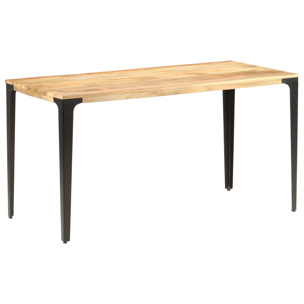 Kitchen table, 140 x 70 x 76 cm, solid mango wood