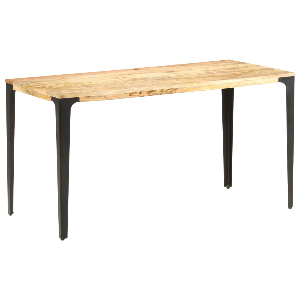 Kitchen table, 140 x 70 x 76 cm, solid mango wood