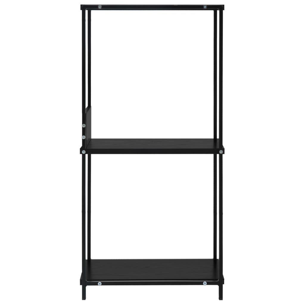 Small bookcase, black, 33.5 x 39.6 x 79.7 cm, processed wood