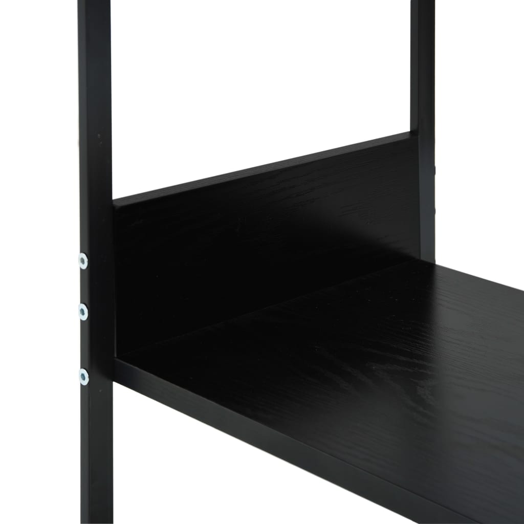 Small bookcase, black, 33.5 x 39.6 x 79.7 cm, processed wood