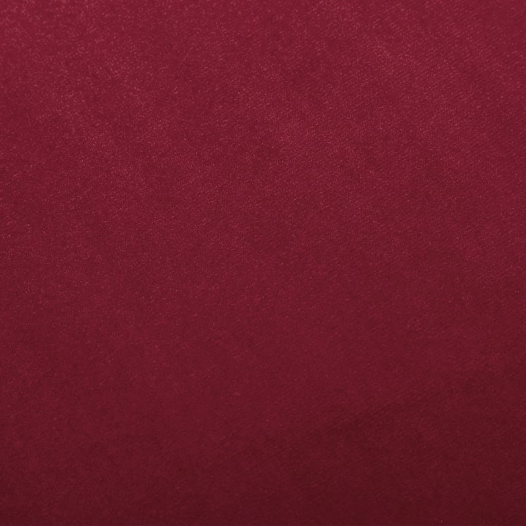 Rocking chair, wine red, velvet