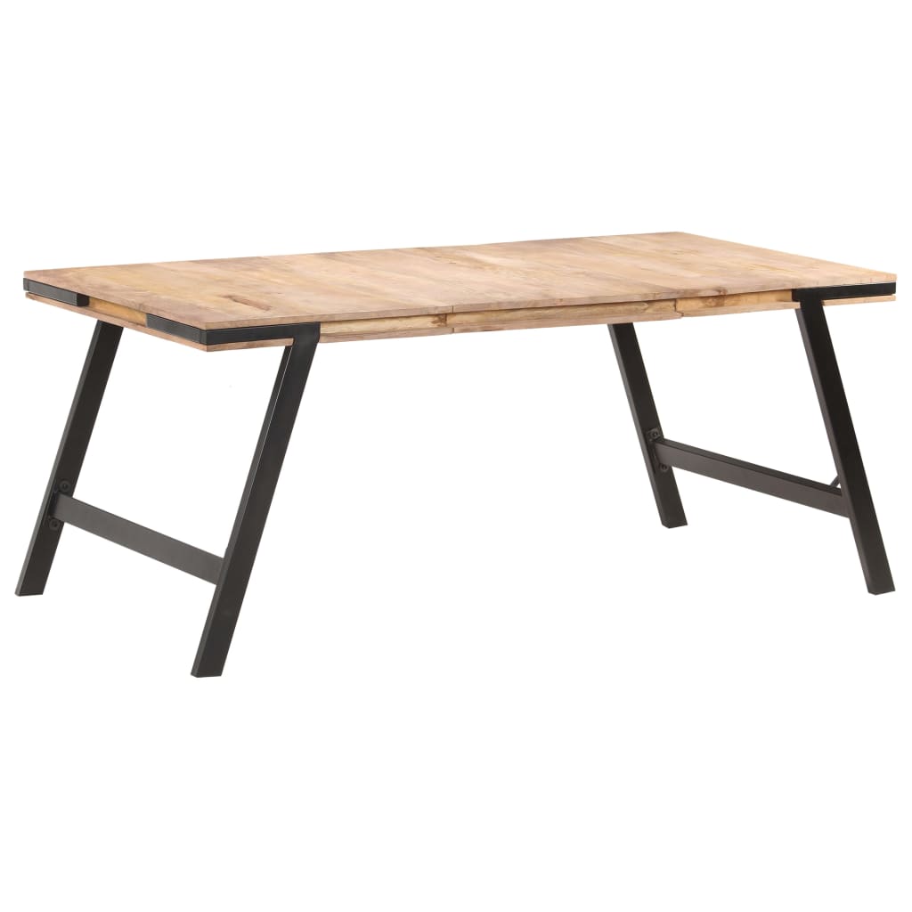 Kitchen table, 180x90x76 cm, solid mango wood