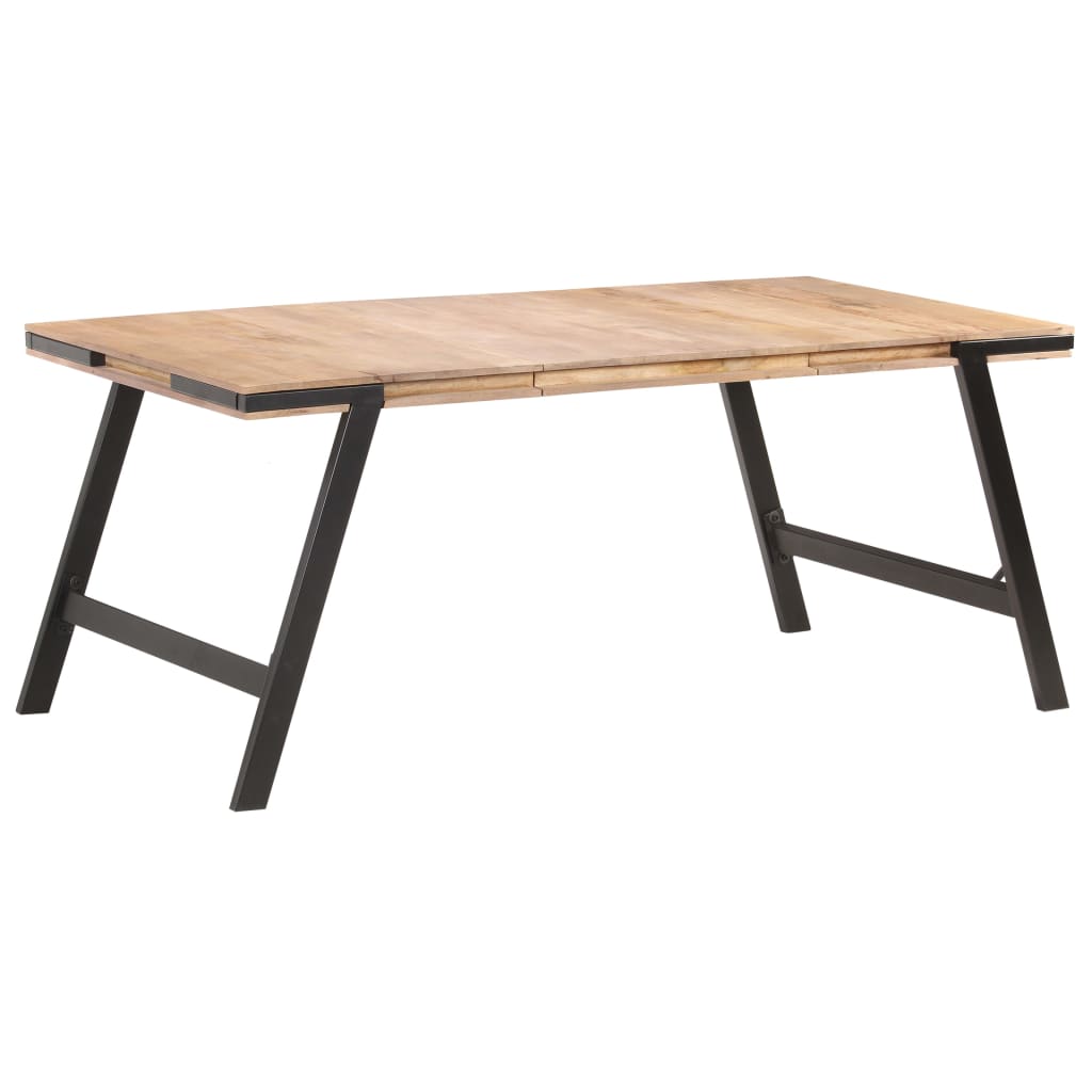 Kitchen table, 180x90x76 cm, solid mango wood