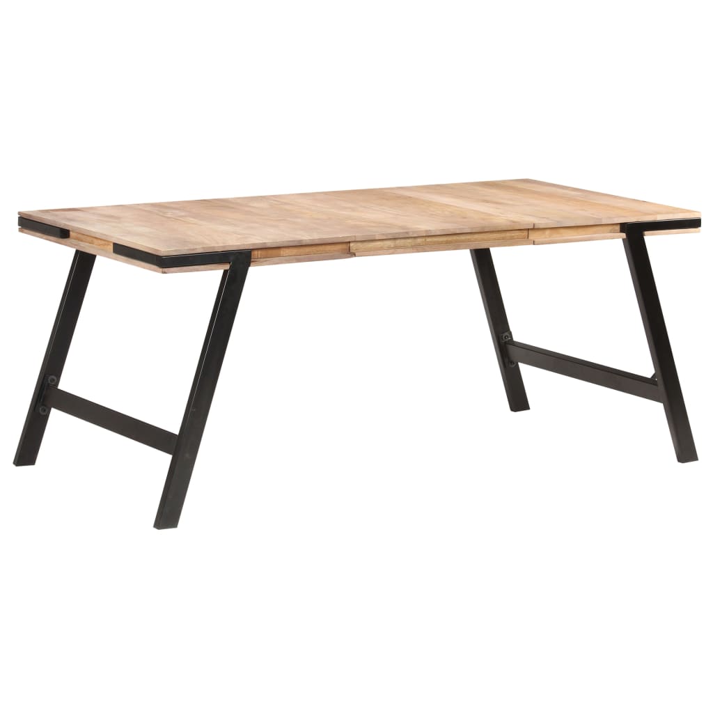 Kitchen table, 180x90x76 cm, solid mango wood