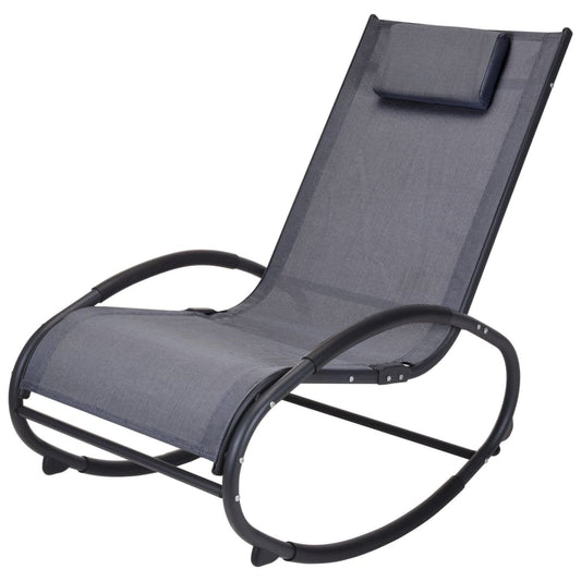 Rocking chair, dark grey