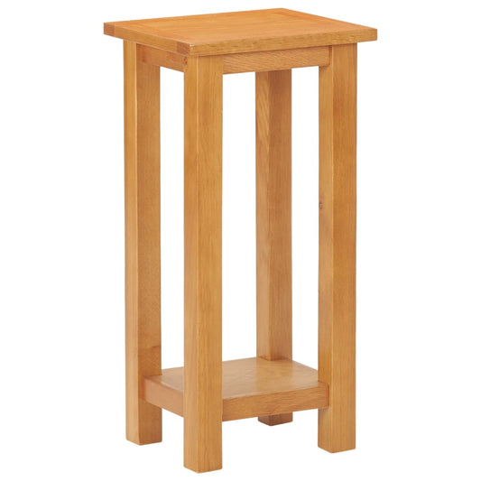 289185 vidaXL Side Table 27x24x55 cm Solid Oak Wood