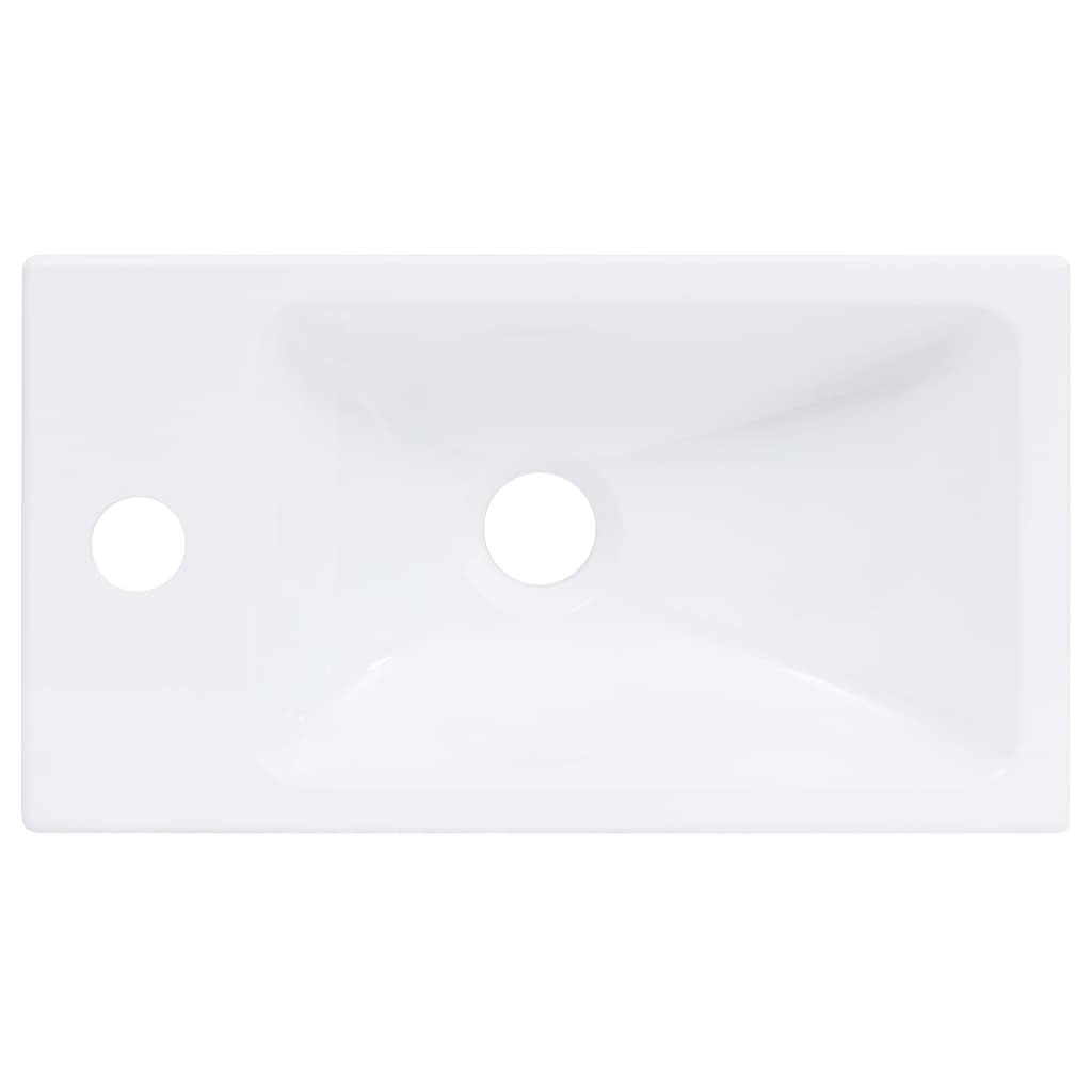 Sink, white, 400 x 220 x 90 mm, SMC