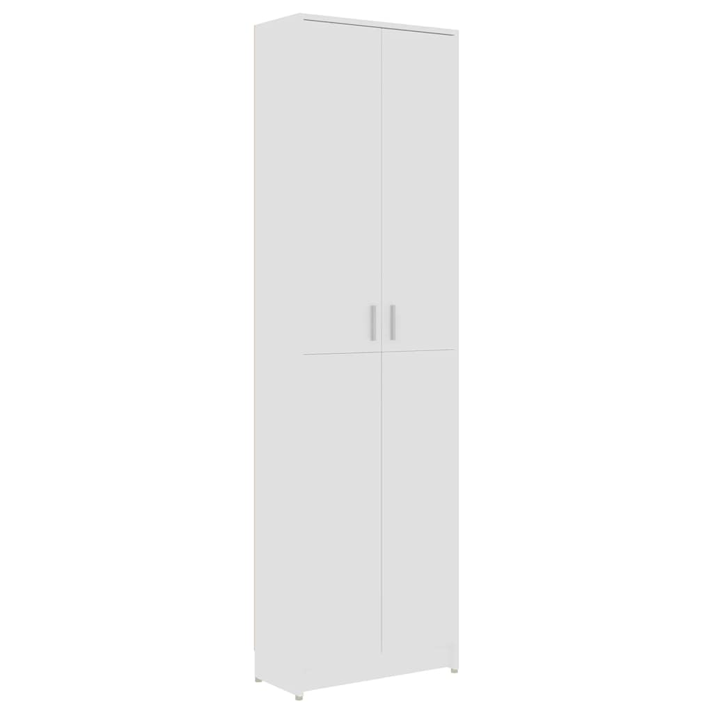 Hallway wardrobe, white, 55 x 25 x 189 cm, processed wood