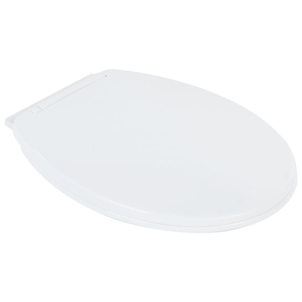 Rimless toilet bowl, silent closing, + 7 cm, white, ceramic