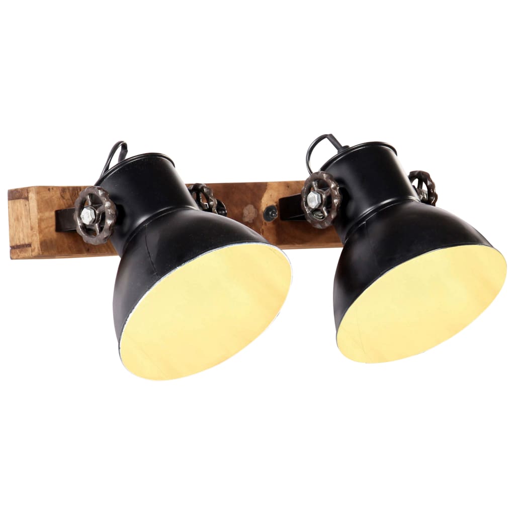 Industrial wall lamp, black, 45 x 25 cm, E27