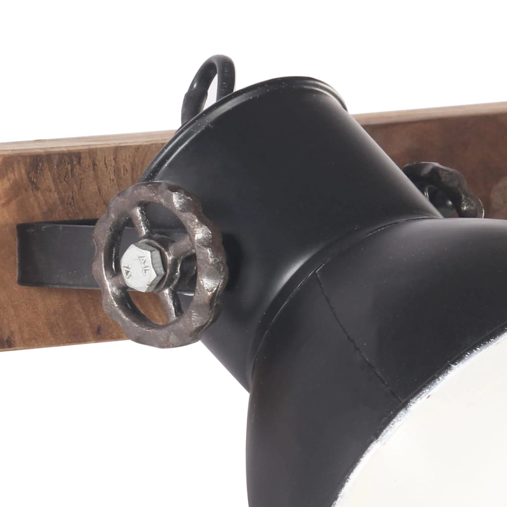 Industrial wall lamp, black, 45 x 25 cm, E27