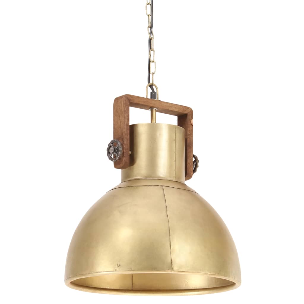 Industrial pendant lamp, 25 W, copper, 40 cm, E27, round