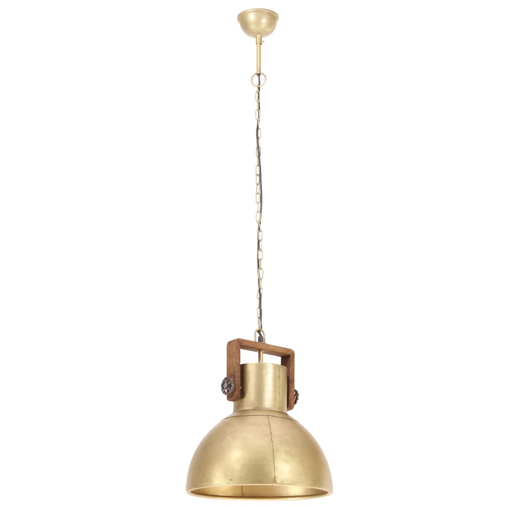 Industrial pendant lamp, 25 W, copper, 40 cm, E27, round