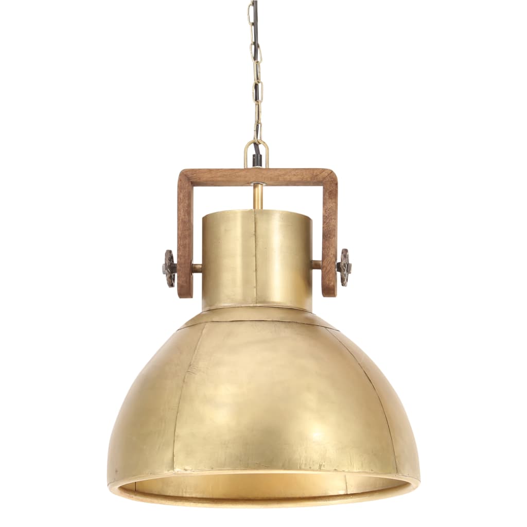 Industrial pendant lamp, 25 W, copper, 40 cm, E27, round