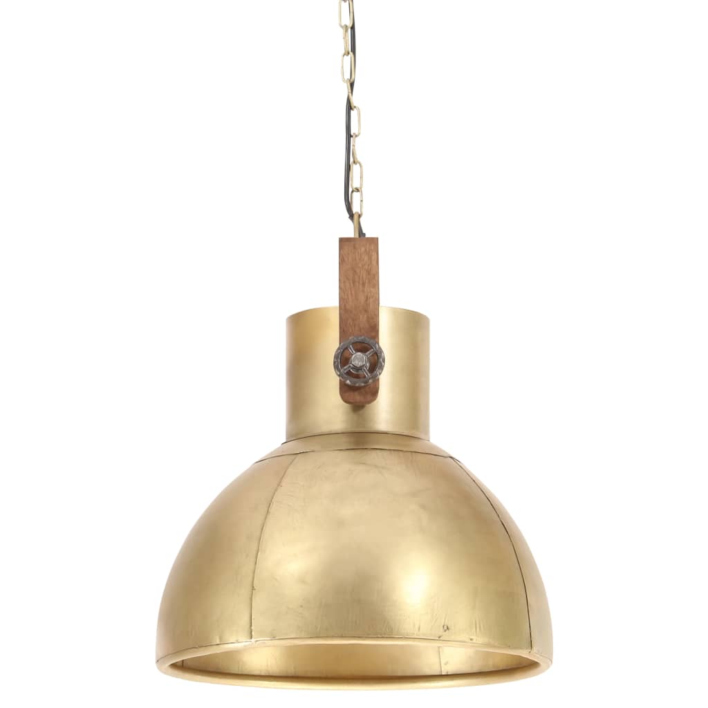 Industrial pendant lamp, 25 W, copper, 40 cm, E27, round