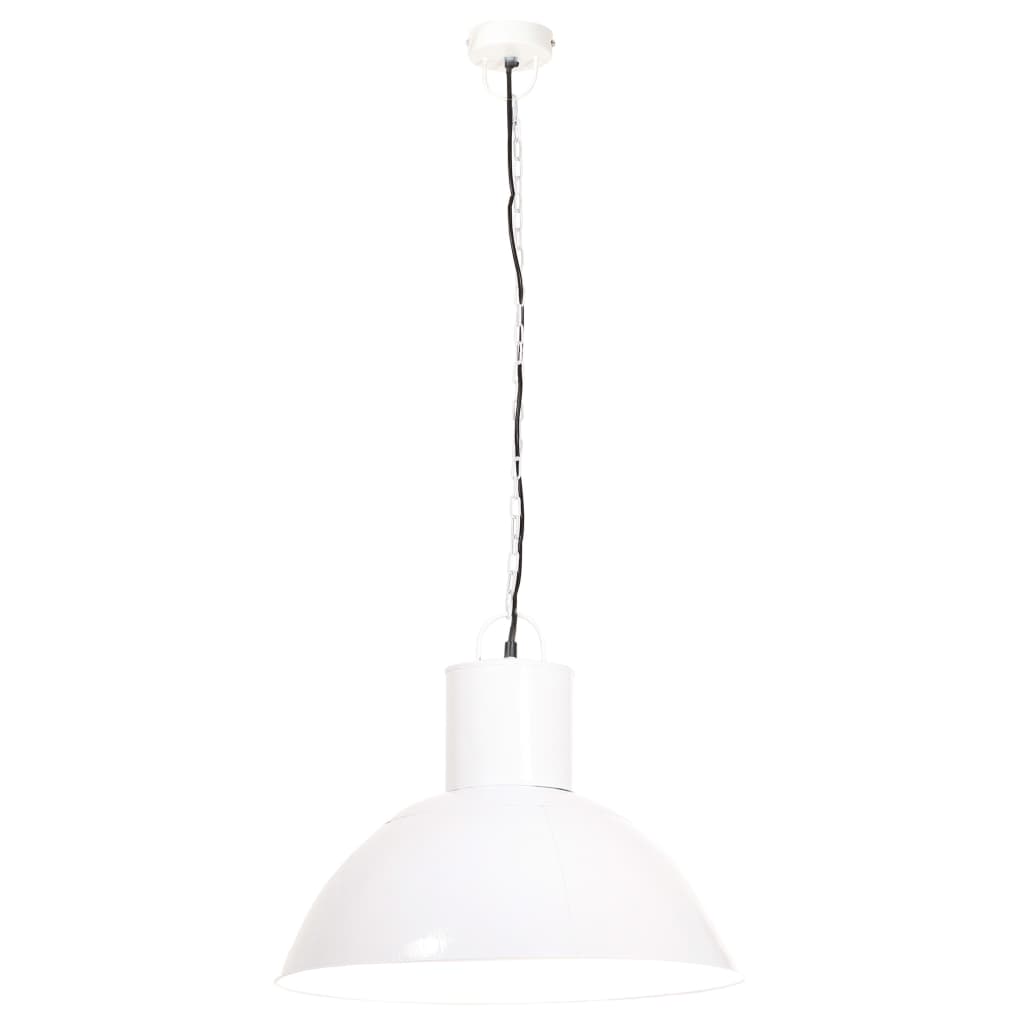 Pendant lamp, 25 W, white, round, 48 cm, E27