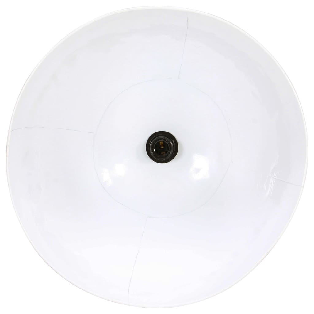 Pendant lamp, 25 W, white, round, 48 cm, E27