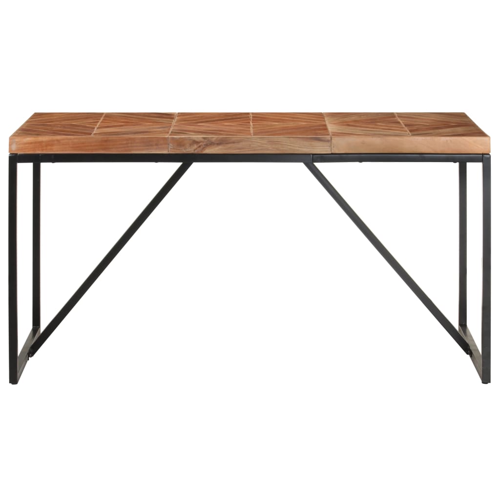 Kitchen table, 140x70x76 cm, solid acacia/mango wood