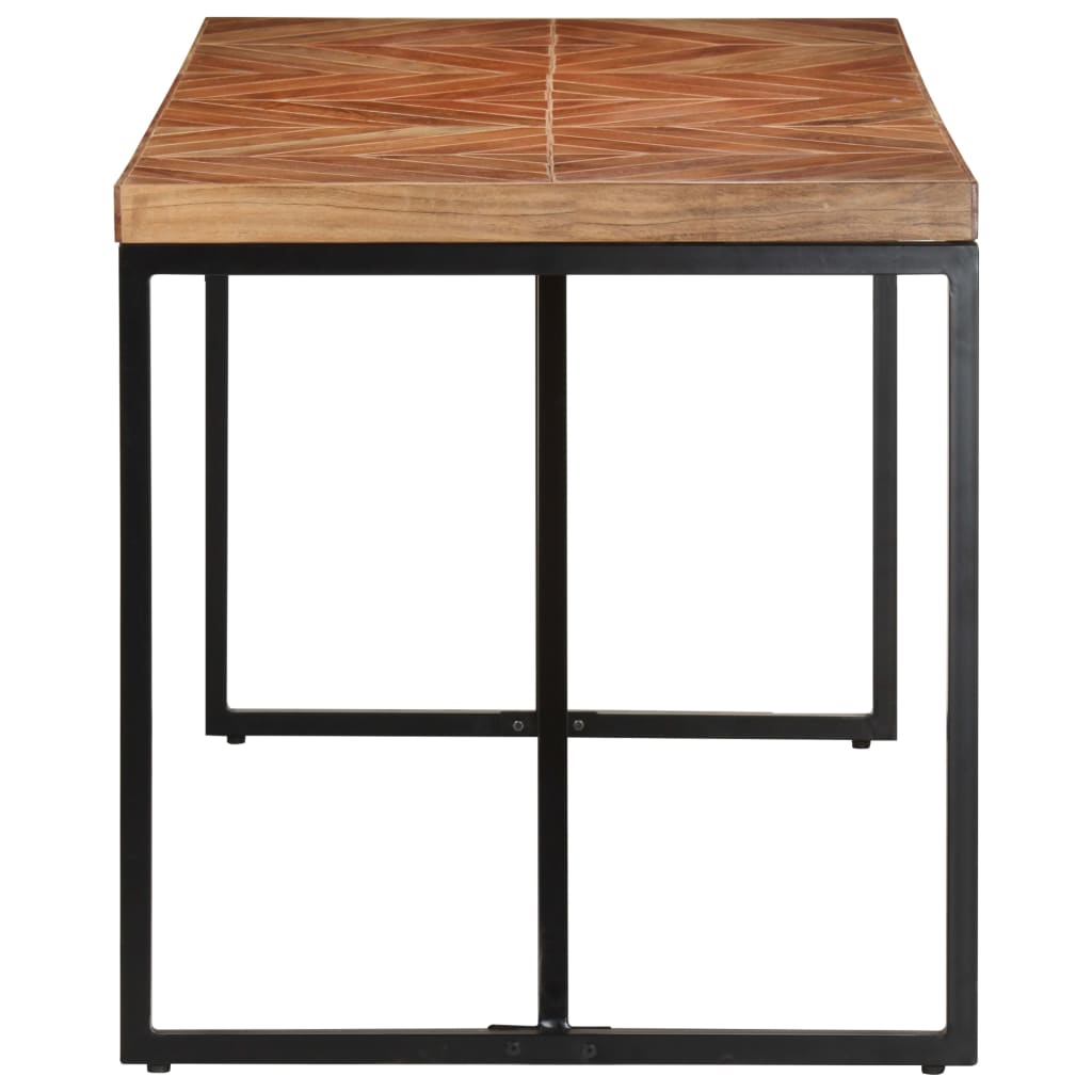 Kitchen table, 140x70x76 cm, solid acacia/mango wood