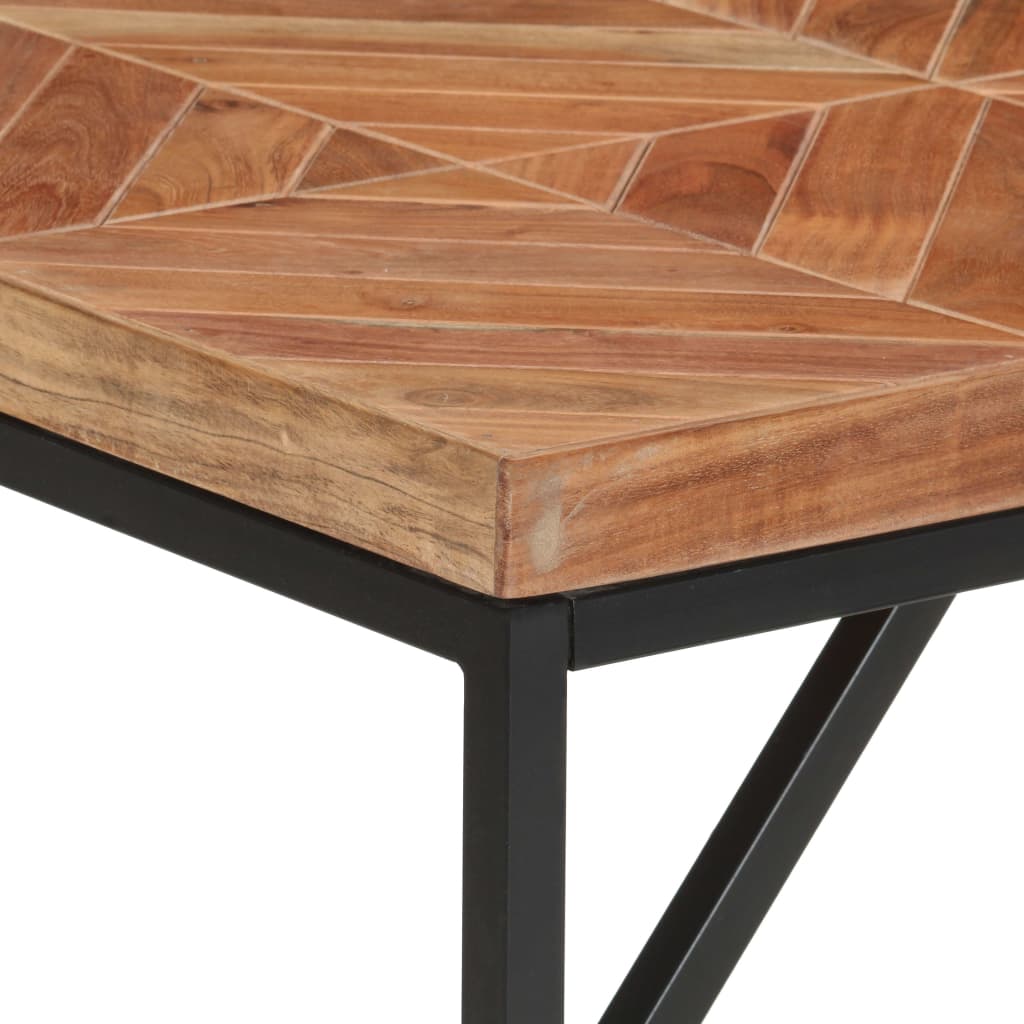 Kitchen table, 140x70x76 cm, solid acacia/mango wood