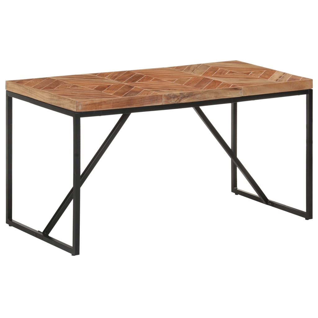 Kitchen table, 140x70x76 cm, solid acacia/mango wood