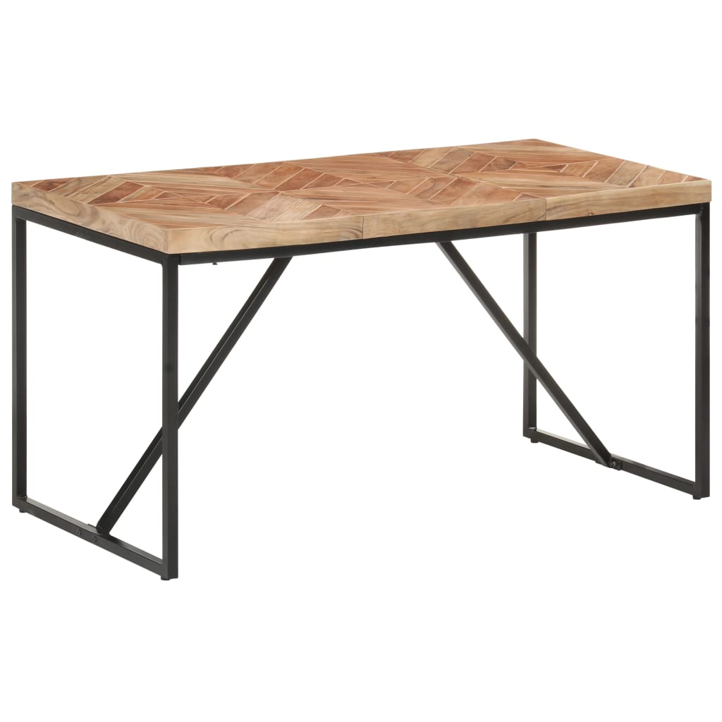 Kitchen table, 140x70x76 cm, solid acacia/mango wood