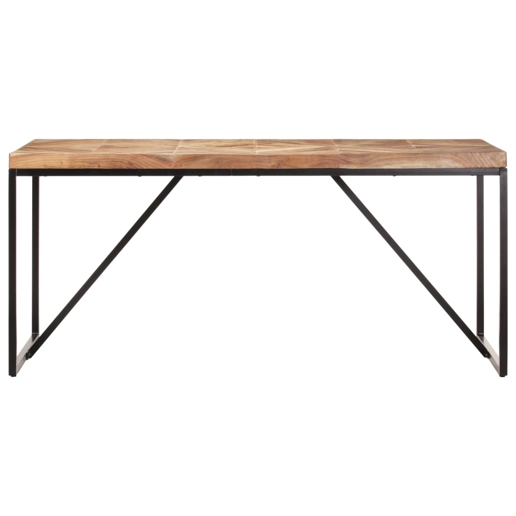 Kitchen table, 160x70x76 cm, solid acacia/mango wood