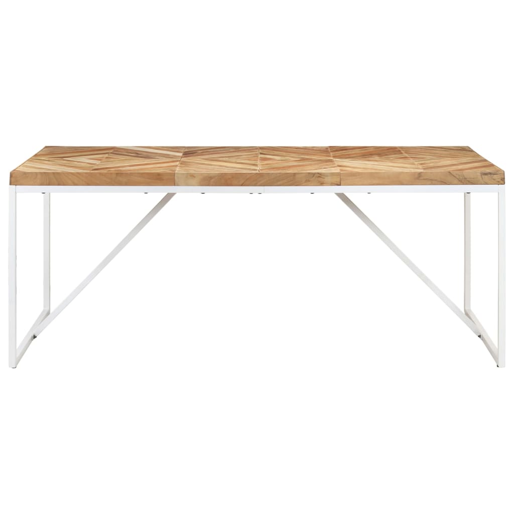 Kitchen table, 180x90x76 cm, solid acacia &amp; mango wood