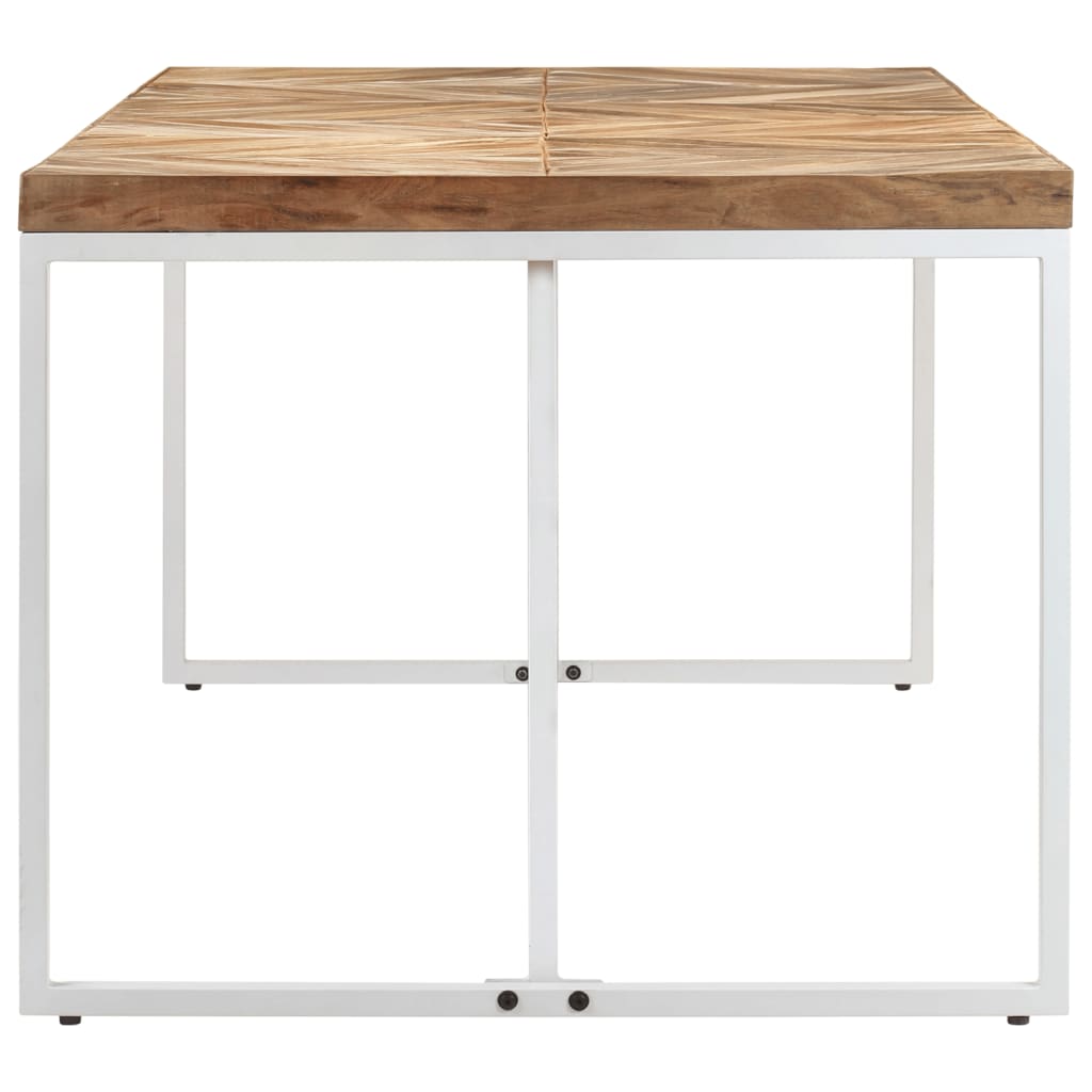 Kitchen table, 180x90x76 cm, solid acacia &amp; mango wood