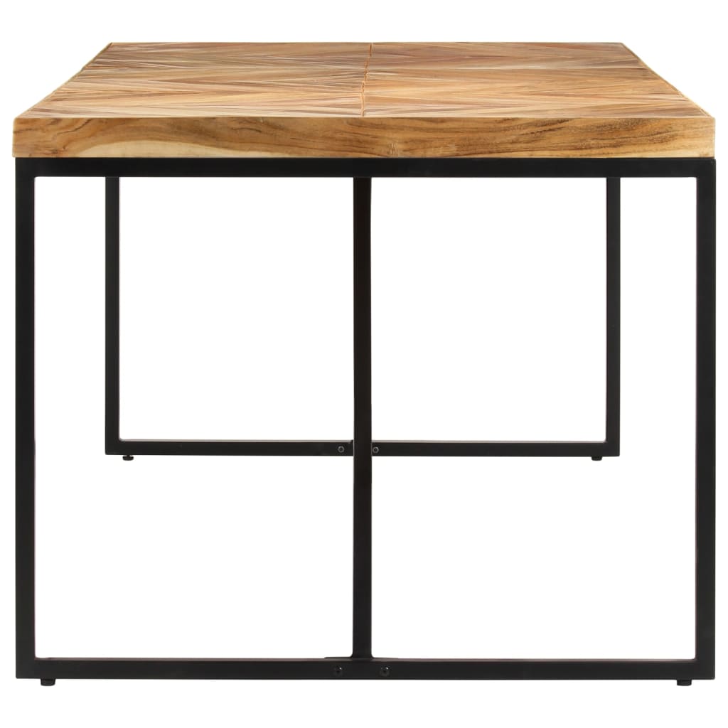 Kitchen table, 180 x 90 x 76 cm, solid acacia/mango wood