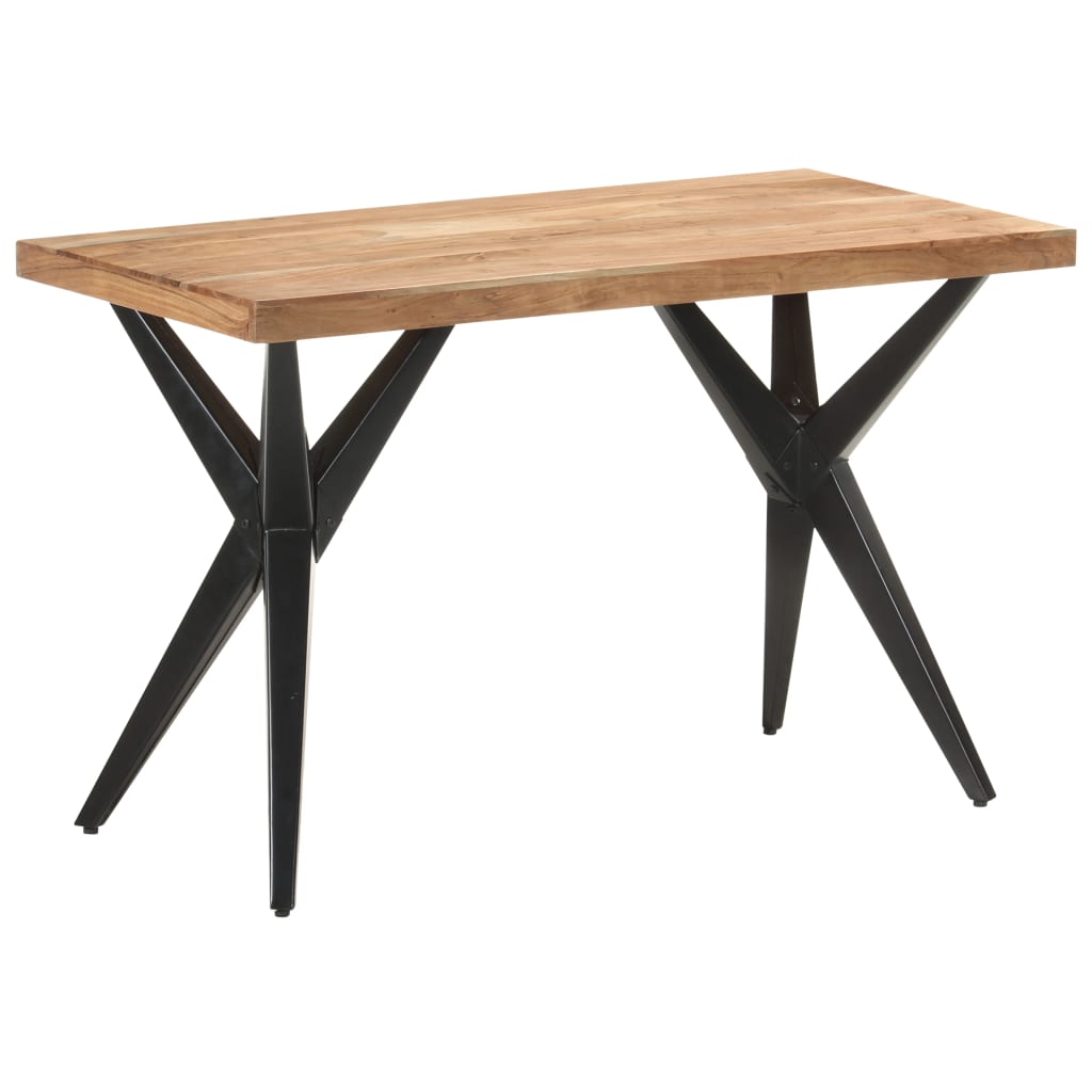 Kitchen table, 120x60x76 cm, solid acacia wood