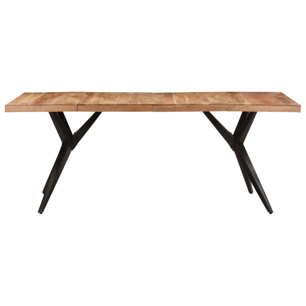 Kitchen table, 200x90x76 cm, solid acacia wood