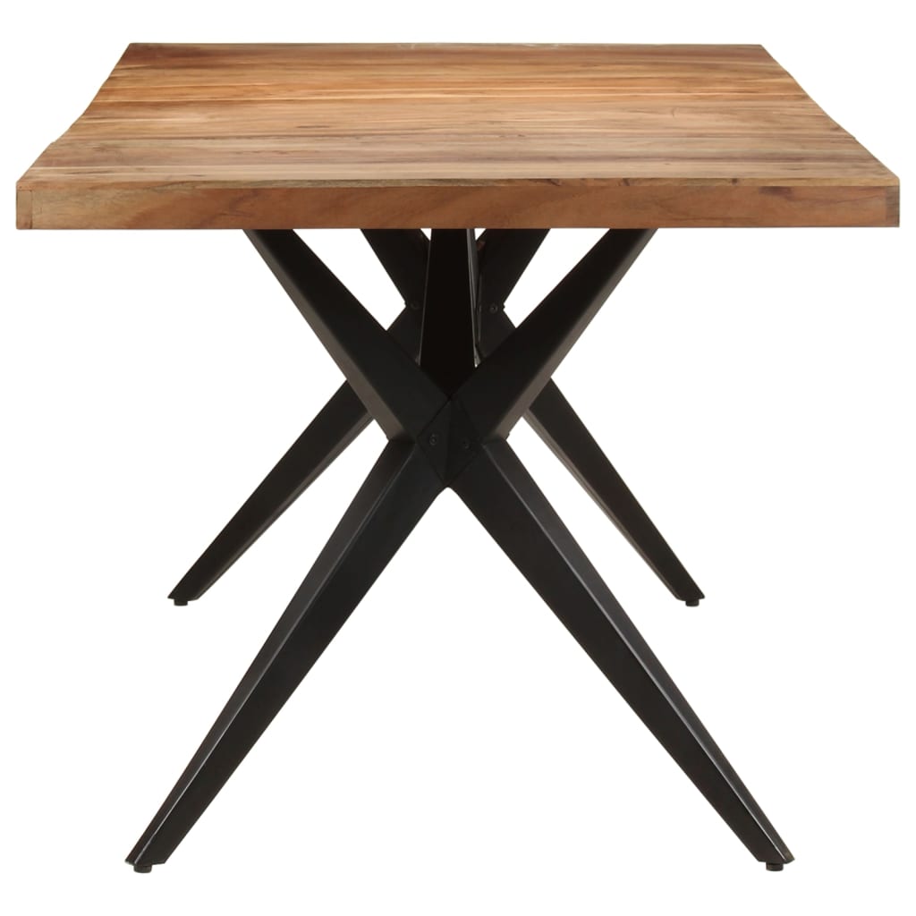 Kitchen table, 200x90x76 cm, solid acacia wood