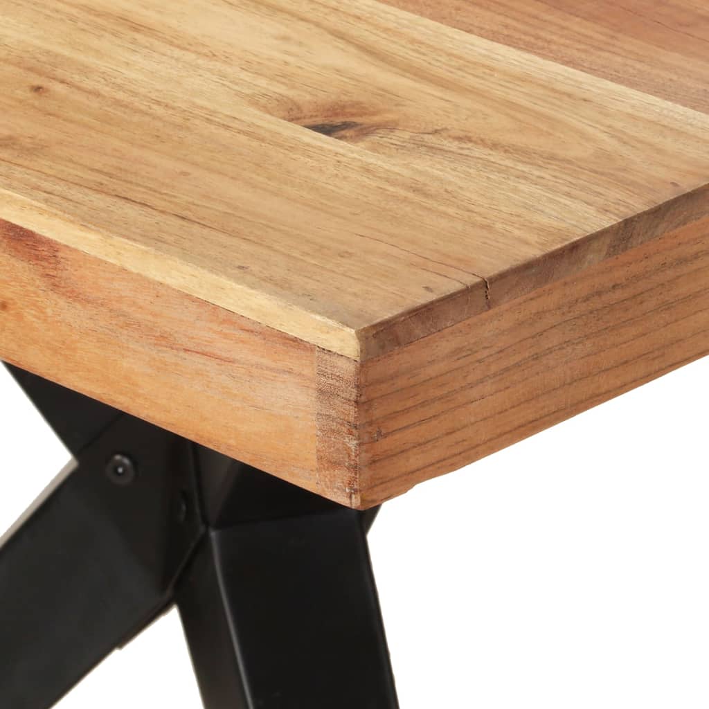 Kitchen table, 200x90x76 cm, solid acacia wood