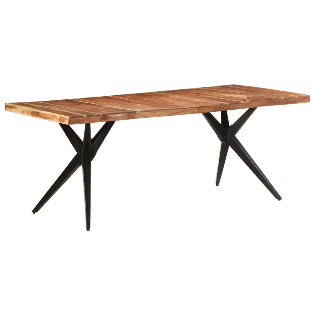 Kitchen table, 200x90x76 cm, solid acacia wood